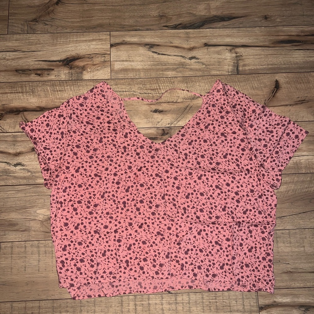 Floral crop top